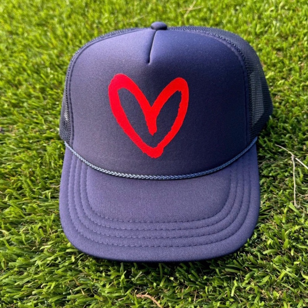 House of Shan imperfect heart trucker hat